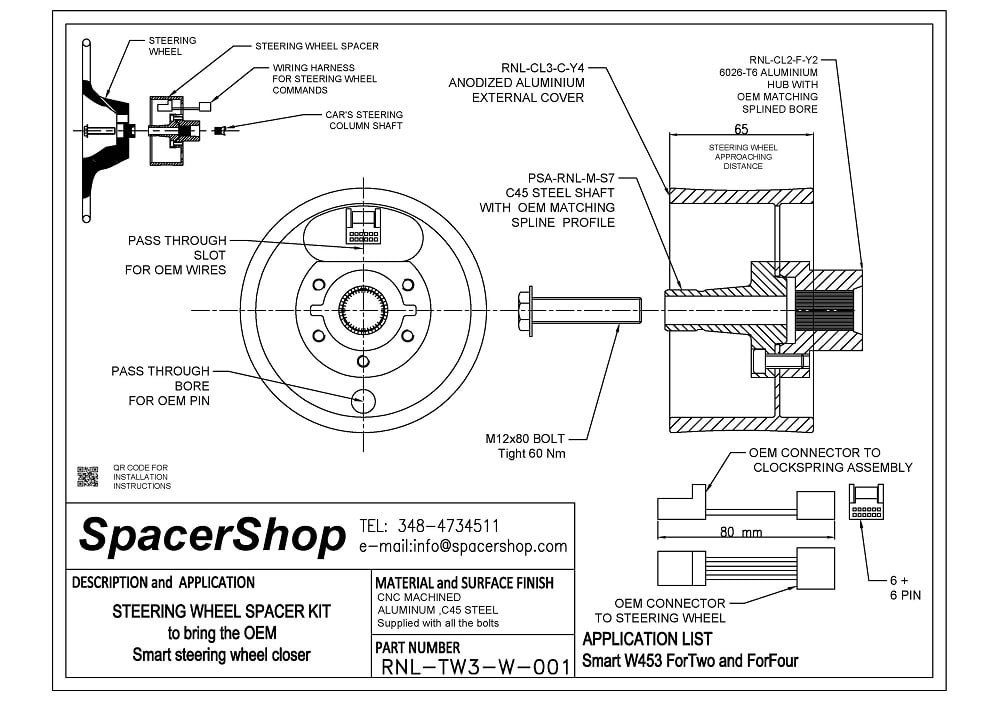 RNL-TW3-W-001 assembly drawing