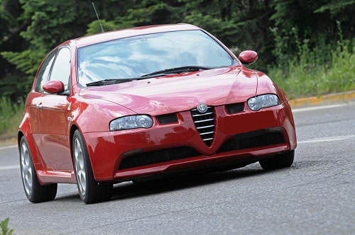 Spacershop steering wheel spacer for Alfa Romeo 147 GTA