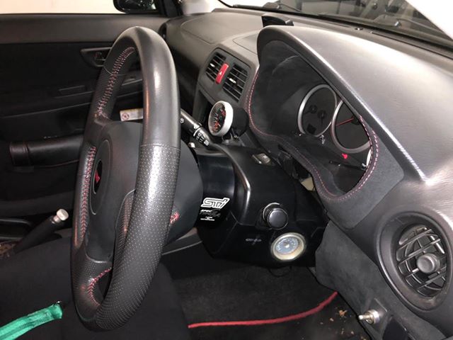 spacershop steering wheel extension kit to upgrade the SUBARU STI GD GG and Forester driving position