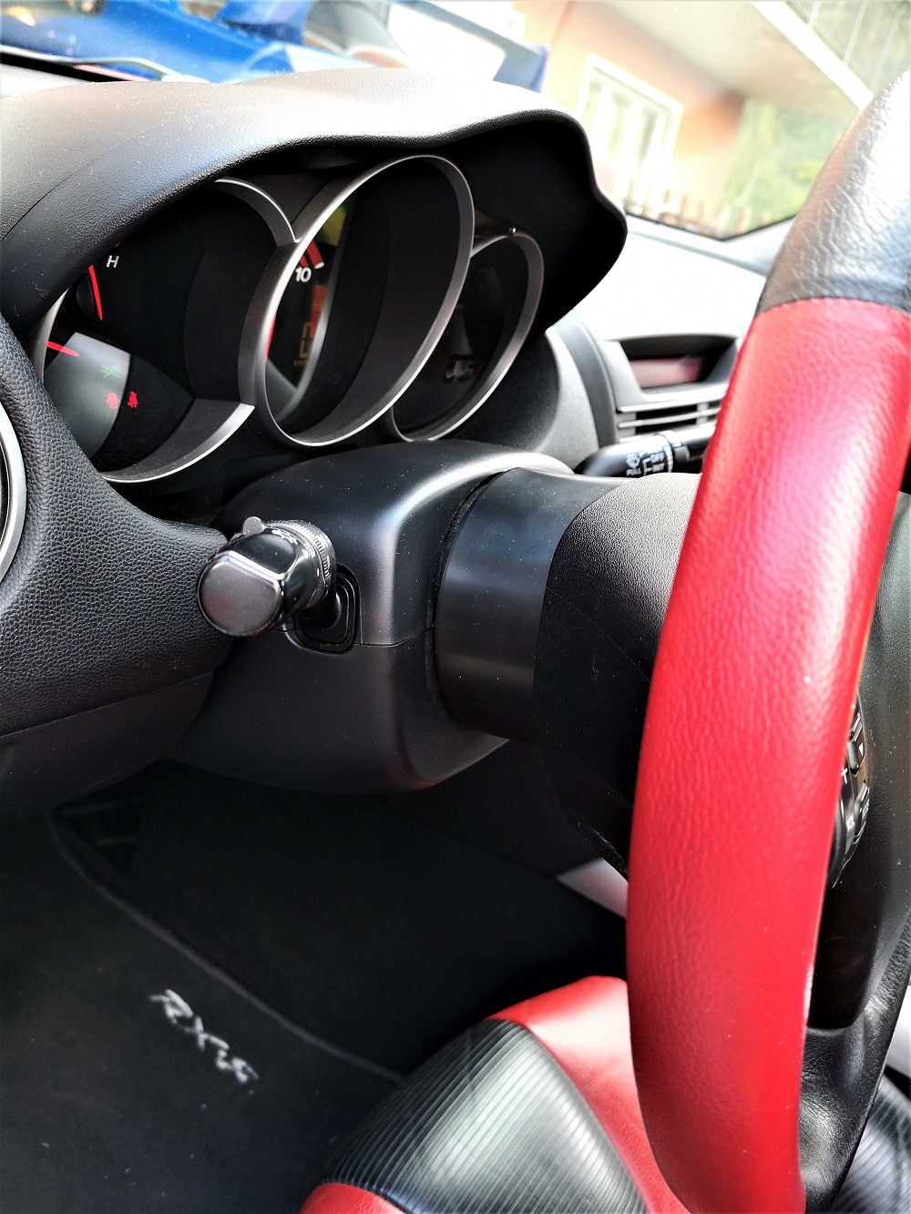 spacershop steering wheel spacer kit to upgrade the Mazda RX-8 driving position