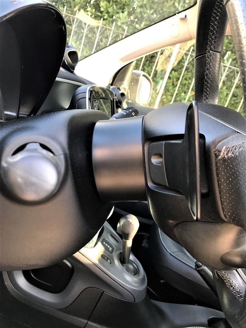 spacershop steering wheel extension kit to upgrade the Smart W453 driving position